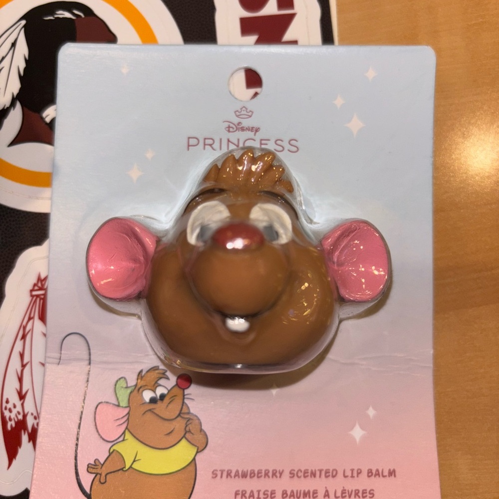 Disney Princess Gus Gus Lip Balm – Strawberry Scented 🍓🐭